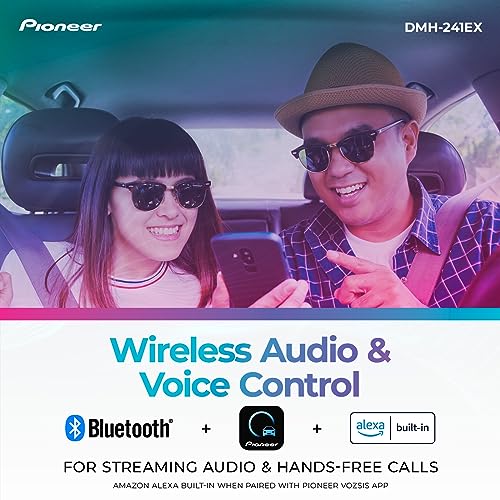 Pioneer DMH-241EX Digital Multimedia Receiver, 6.2” Resistive Touchscreen, Double-DIN, Built-In Bluetooth and Weblink Pioneer DMH-241EX Digital Multimedia Receiver, 6.2” Resistive Touchscreen, Double-DIN, Built-In Bluetooth and Weblink
